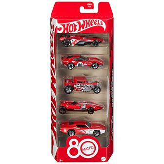 Hot Wheels 80th Anniversary 5 pk Toy Cars