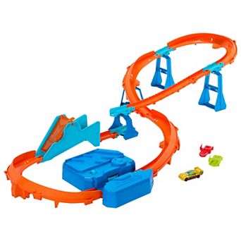 Mattel Hot Wheels Track Creator Boosted Jump Speedway with Motorized Booster