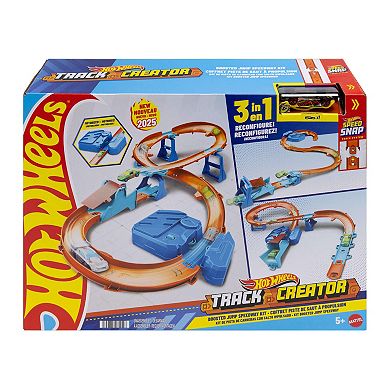 Mattel Hot Wheels Track Creator Boosted Jump Speedway with Motorized Booster