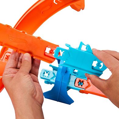 Mattel Hot Wheels Track Creator Boosted Jump Speedway with Motorized Booster