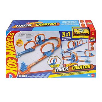 Hot Wheels Track Creator Triple Loop Pack with 1:64 Scale Toy Car