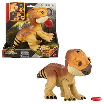 Mattel Jurassic World Aquilops Dolores Interactive Dinosaur Toy