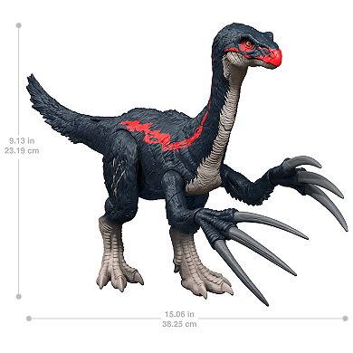 Mattel Jurassic World Slash N Roar Therizinosaurus Dinosaur Figure with Sound