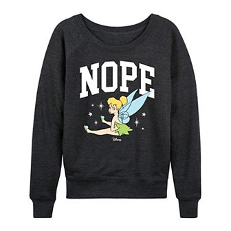 Disney's Tinker Bell Women's French Terry Long Sleeve Tee