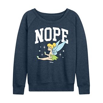 Disney's Tinker Bell Women's French Terry Long Sleeve Tee