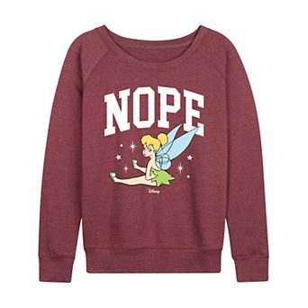 Disney's Tinker Bell Women's French Terry Long Sleeve Tee