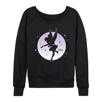 Disney's Tinker Bell Women's Moon French Terry Long Sleeve Tee