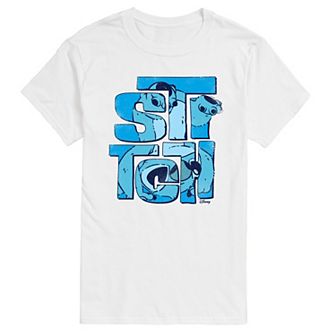 Disney's Lilo & Stitch Men's Stitch Stack Graphic Tee