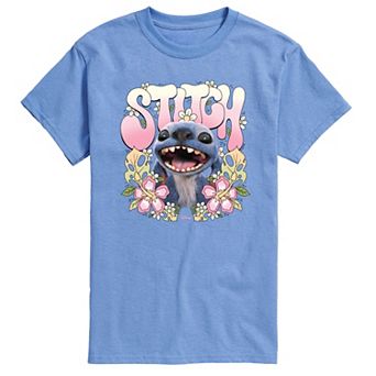 Disney's Lilo & Stitch Men's Floral Stitch Graphic Tee