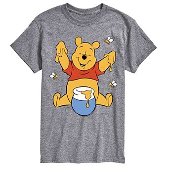 Disney's Winnie The Pooh Men's Oversized Graphic Tee