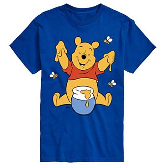 Disney's Winnie The Pooh Men's Oversized Graphic Tee