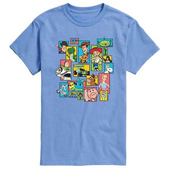 Disney's Toy Story Men's Character Grid Graphic Tee