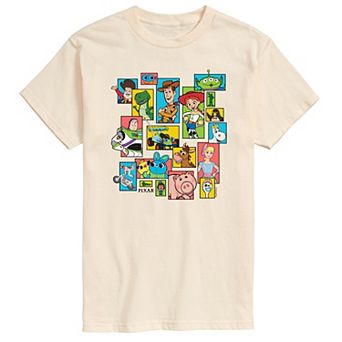Disney's Toy Story Men's Character Grid Graphic Tee