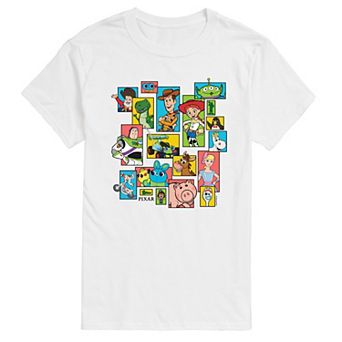 Disney's Toy Story Men's Character Grid Graphic Tee