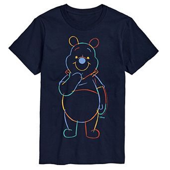 Disney's Winnie The Pooh Men's Color Portrait Graphic Tee