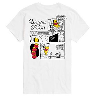 Disney's Winnie The Pooh Men's Comic Graphic Tee