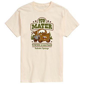 Disney's Cars Tow Mater Men's Towing & Salvage Graphic Tee