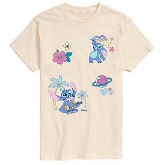 Disney's Lilo & Stitch Men's Patchwork Graphic Tee