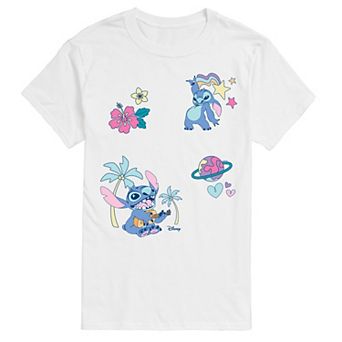 Disney's Lilo & Stitch Men's Patchwork Graphic Tee