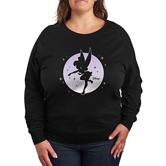 Disney's Tinker Bell Plus Size Moon French Terry Long Sleeve Tee