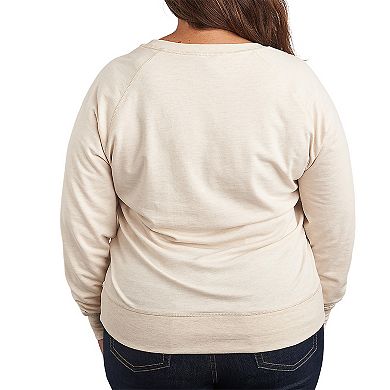 Disney's Beauty and the Beast Plus Size Belle's Book Club French Terry Long Sleeve Tee