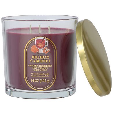 Sonoma Goods For Life Holiday Cabernet 14-oz. Soy Blend Scented Candle