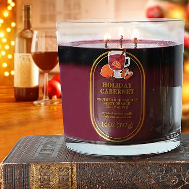 Sonoma Goods For Life Holiday Cabernet 14-oz. Soy Blend Scented Candle