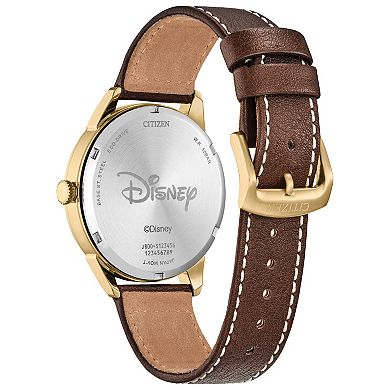 Disney's Mickey Mouse & Friends Men's Leather Strap Watch by Citizen