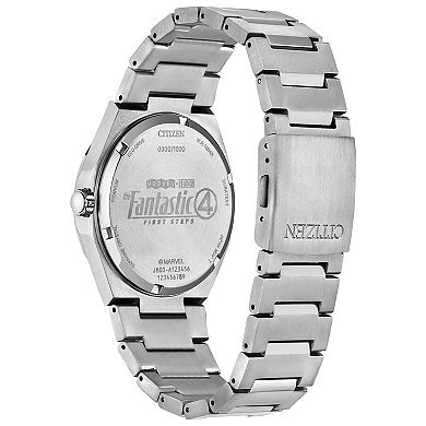 Citizen Marvel Fantastic 4 Men's Super Titanium Bracelet Watch & Collectable Coin Set