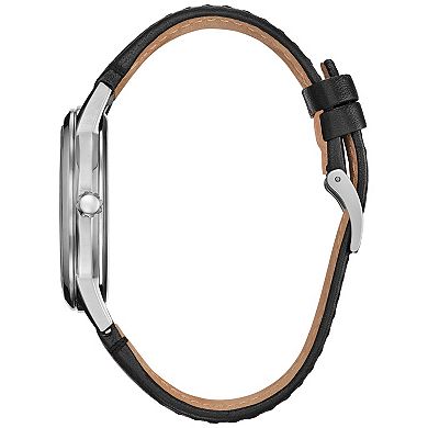 Disney's Mickey Mouse & Pluto Leather Strap Watch by Citizen