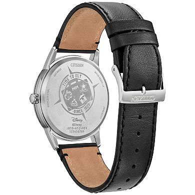 Disney's Mickey Mouse & Pluto Leather Strap Watch by Citizen