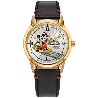 Disney's Mickey Mouse Men's Leather Strap Watch by Citizen