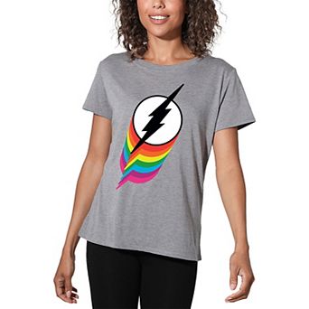 Juniors' DC Comics The Flash Logo Pride Graphic Tee
