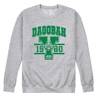 Men's Star Wars Yoda Dagobah Collegiate Crew Fleece Sweatshirt