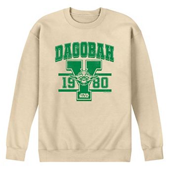 Men's Star Wars Yoda Dagobah Collegiate Crew Fleece Sweatshirt
