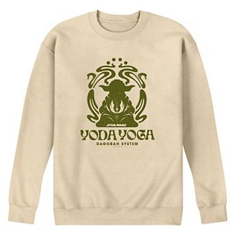 Men's Star Wars Yoda Yoga Dagobah System Crew Fleece Sweatshirt