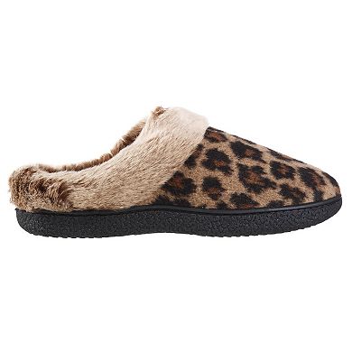isotoner Women's Erica Clog Slippers Open Back Comfort Slippers
