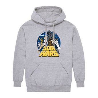 Men's Star Wars Retro Group Fleece Pullover Hoodie