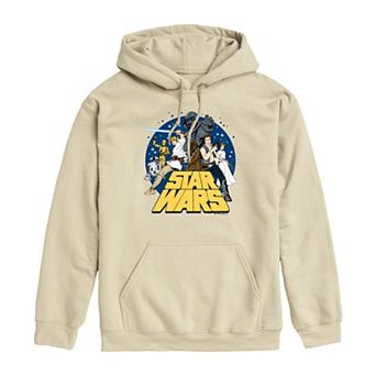 Men's Star Wars Retro Group Fleece Pullover Hoodie