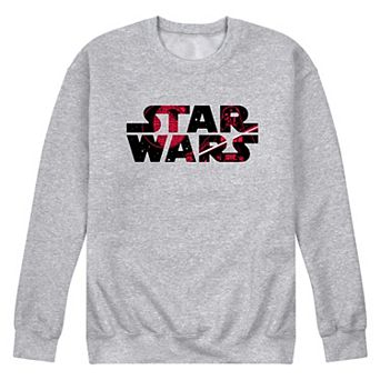 Men's Star Wars Darth Vader Logo Crew Fleece Sweatshirt