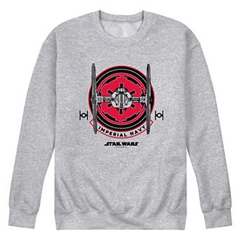 Men's Star Wars Imperial Navy Flight Patch Crew Fleece Sweatshirt