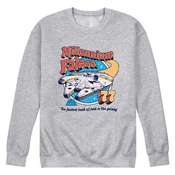 Men's Star Wars Millennium Falcon Vintage Crew Fleece Sweatshirt