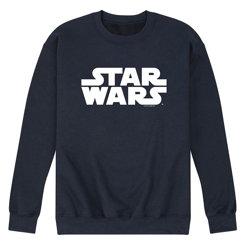 Men's Star Wars Logo Crew Fleece Sweatshirt, 