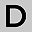 Silver Tone D