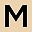 Gold Tone M