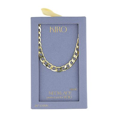 Men's KIRO Layered Chain Necklace with Paperclip & Figaro Links