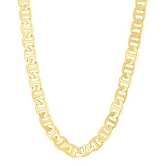 KIRO 14k Gold Plated Mariner Chain Necklace