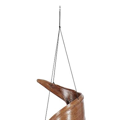 Stella & Eve Faux Shell Spiral Waterfall Wind Chime