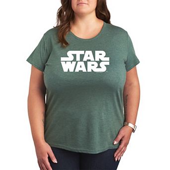 Plus Size Star Wars Logo Graphic Tee