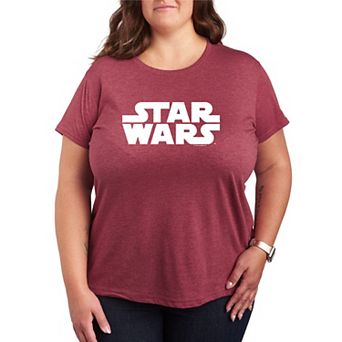 Plus Size Star Wars Logo Graphic Tee